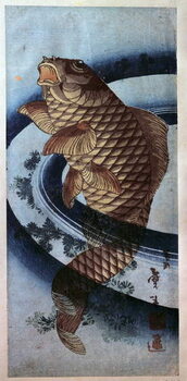 Leinwand Poster Japanese art, carp