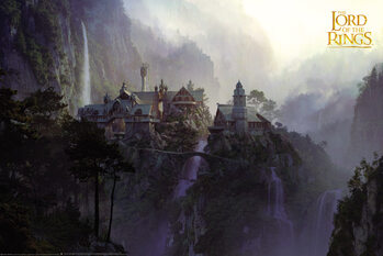 Leinwand Poster Lord of the Rings - Rivendell