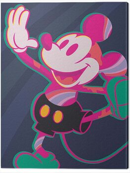 Leinwand Poster Mickey Mouse - Warped