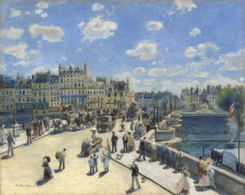 Leinwand Poster Pont Neuf, Paris, 1872