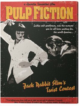 Leinwand Poster Pulp Fiction - Twist Contest