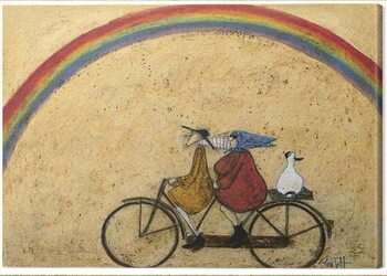 Leinwand Poster Sam Toft - Somewhere under a Rainbow