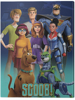 Leinwand Poster Scoob! - Scooby Gang and Falcon Force