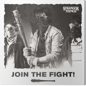 Leinwand Poster Stranger Things - Join the Fight