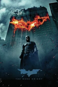 Leinwand Poster The Dark Knight Trilogy - On Fire