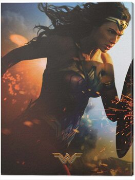 Leinwand Poster Wonder Woman - Courage