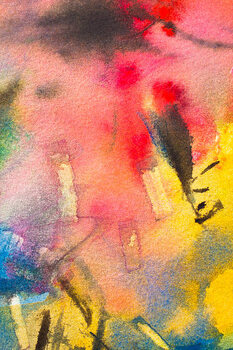 Bild auf Leinwand Abstract Water Color