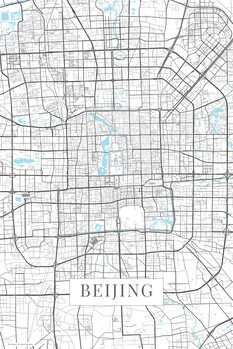 Bild auf Leinwand Beijing white