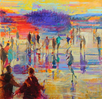 Bild auf Leinwand Bonspiel, Lake of Menteith