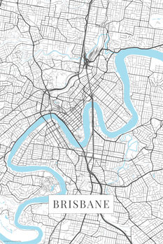 Bild auf Leinwand Brisbane white