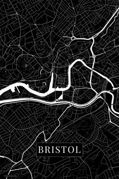 Bild auf Leinwand Bristol black