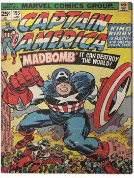 Bild auf Leinwand Captain America - Madbomb