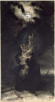 Bild auf Leinwand Casquets Lighthouse, 1866
