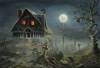 Bild auf Leinwand Halloween Horror