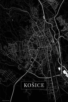 Bild auf Leinwand Košice black