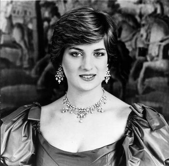 Bild auf Leinwand Lady Diana