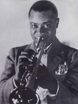 Bild auf Leinwand Louis Armstrong