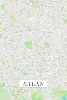 Bild auf Leinwand Milan color
