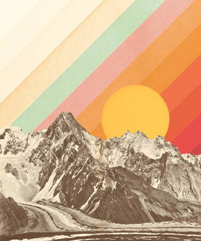 Bild auf Leinwand Mountainscape 1