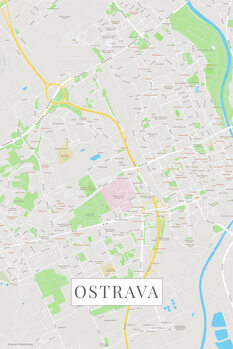Bild auf Leinwand Ostrava color
