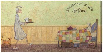 Bild auf Leinwand Sam Toft - Breakfast in Bed For Doris