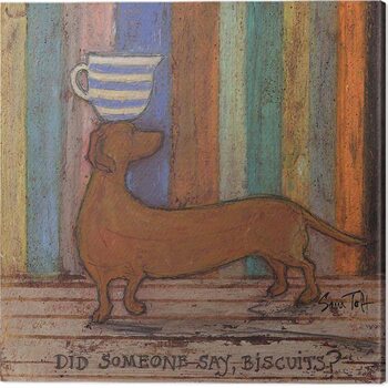 Bild auf Leinwand Sam Toft - Did Someone Say Biscuits