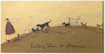 Bild auf Leinwand Sam Toft - Walking Down To Hapiness