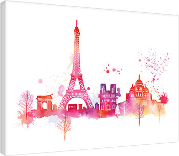 Bild auf Leinwand Summer Thornton - Paris Skyline