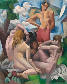 Bild auf Leinwand The Bathers, 1912