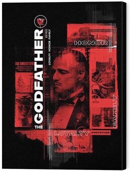 Bild auf Leinwand The Godfather - Loyalty Honor Family