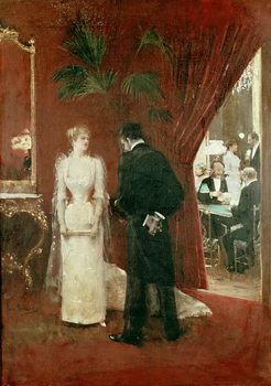 Bild auf Leinwand The Private Conversation, 1904
