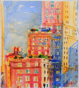 Bild auf Leinwand Windows in the Upper East Side