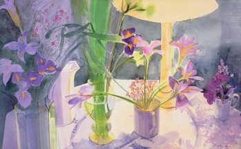 Bild auf Leinwand Winter Iris