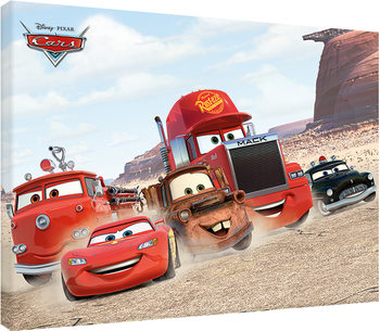 Cars - Desert Race Lerretsbilde