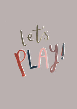 Lerretsbilde Let's play