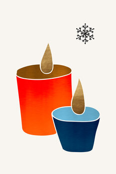 Bilde på lerret Christmas Candles