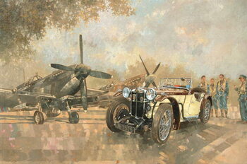 Bilde på lerret Cream Cracker MG 4 Spitfires