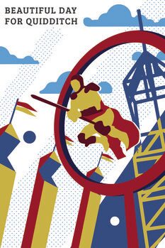 Bilde på lerret Harry Potter - Quidditch