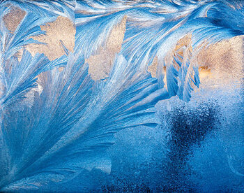 Bilde på lerret ice patterns