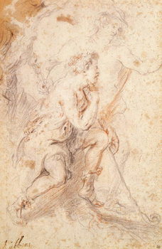 Bilde på lerret Mercury and a Shepherd