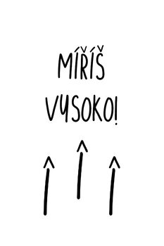 Bilde på lerret Míříš vysoko