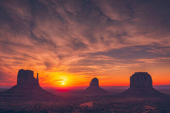 Bilde på lerret Monument Valley sunrise