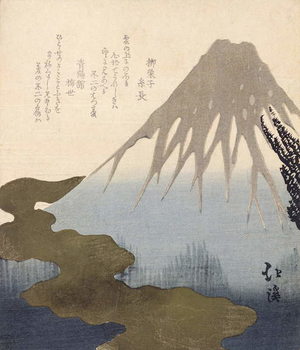 Bilde på lerret Mount Fuji Under the Snow
