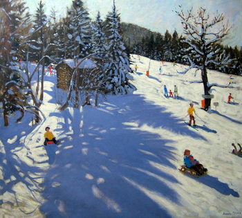 Bilde på lerret Mountain hut, Morzine