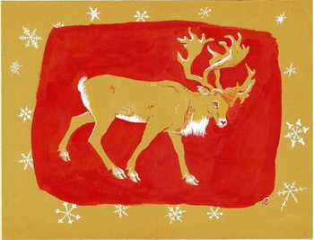 Bilde på lerret Reindeer, 1960s