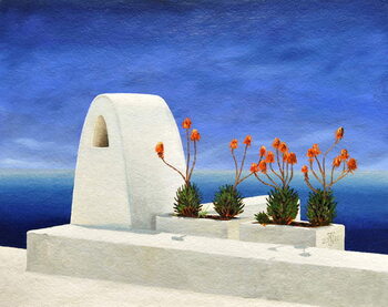 Bilde på lerret Santorini 11, 2010