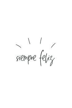 Bilde på lerret Siempre feliz