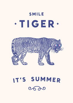 Bilde på lerret Smile Tiger, 2020