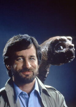 Bilde på lerret Steven Spielberg and E.T.