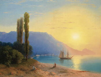 Bilde på lerret Sunset over Yalta, 1861